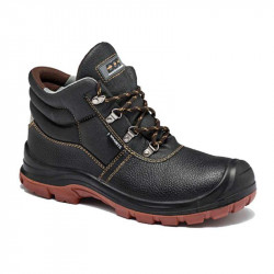 Boot Safety Granite Oil/acid St/cap Black Sabs Size 5