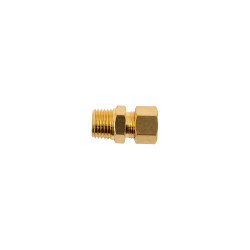 Brass Conical Str. 5/16' Tube X 1/4' M