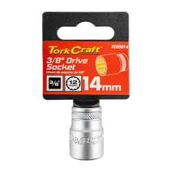Socket 3/8'dr 14mm 12pt Crv