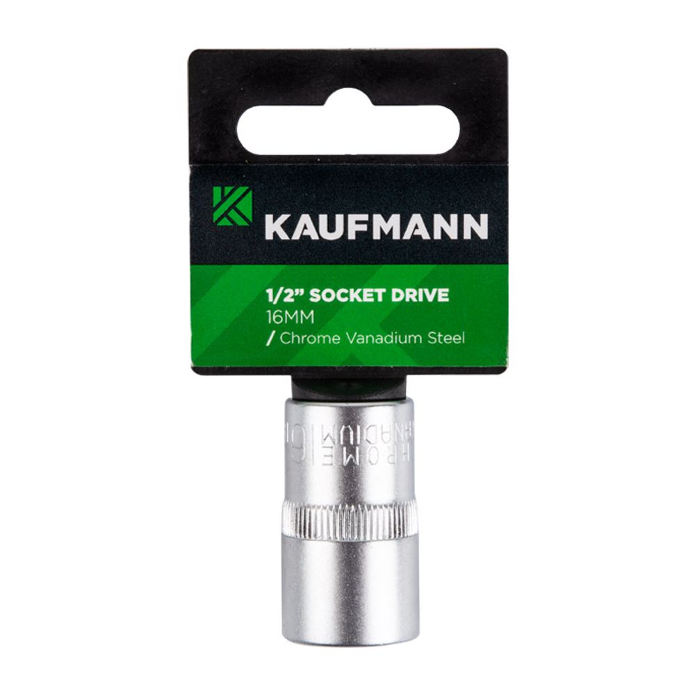 KAUFMANN SOCKET 1/2 INCH DRIVE 16MM