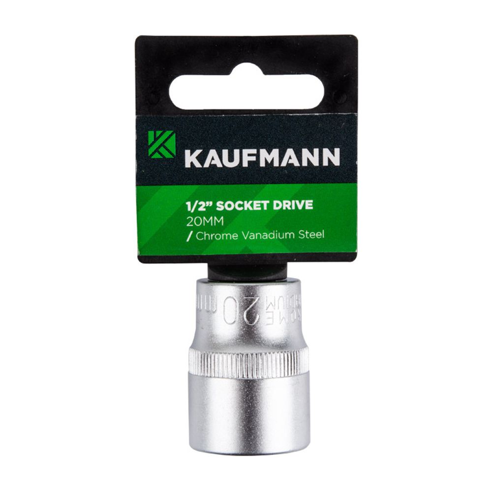 KAUFMANN SOCKET 1/2 INCH DRIVE 20MM