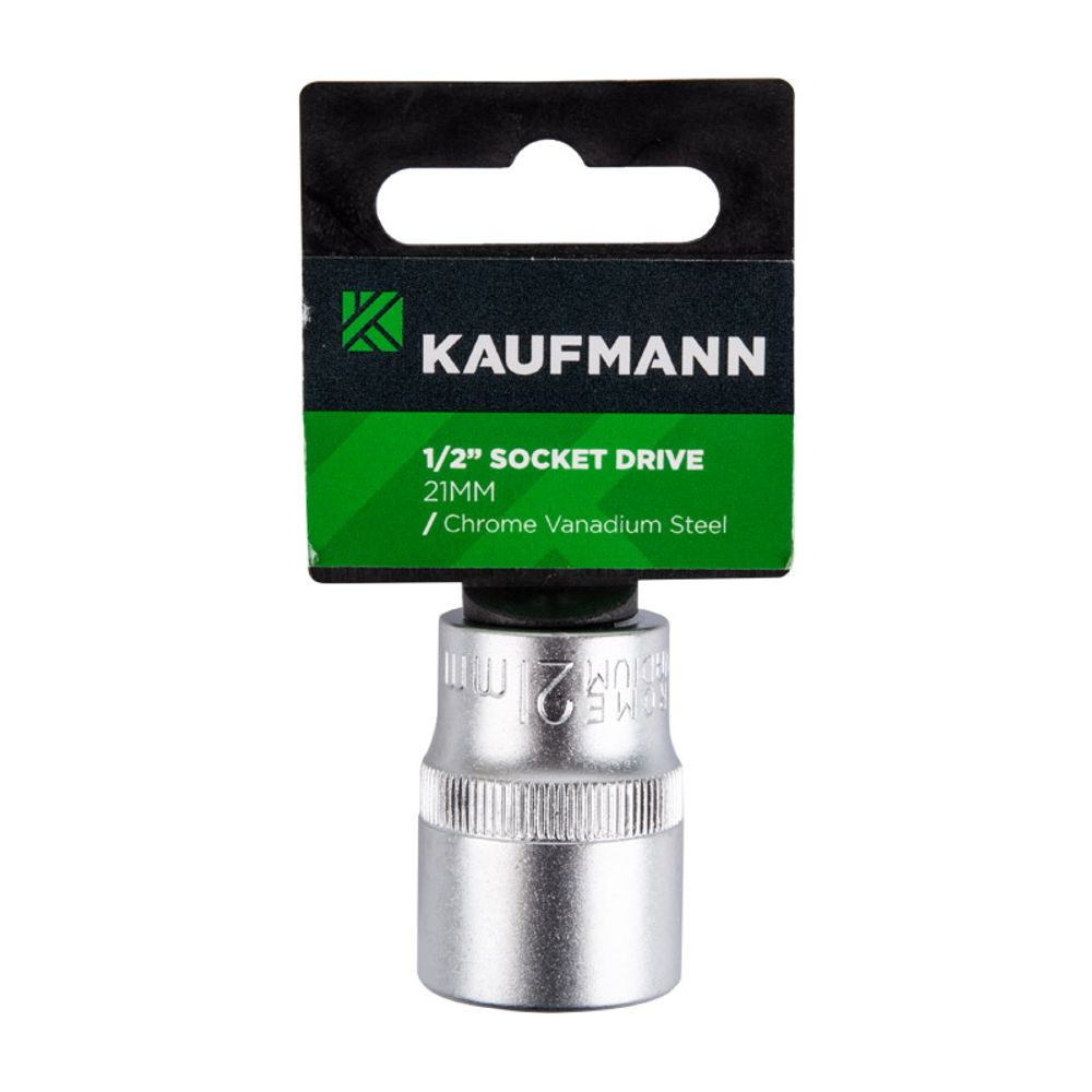 KAUFMANN SOCKET 1/2 INCH DRIVE 21MM