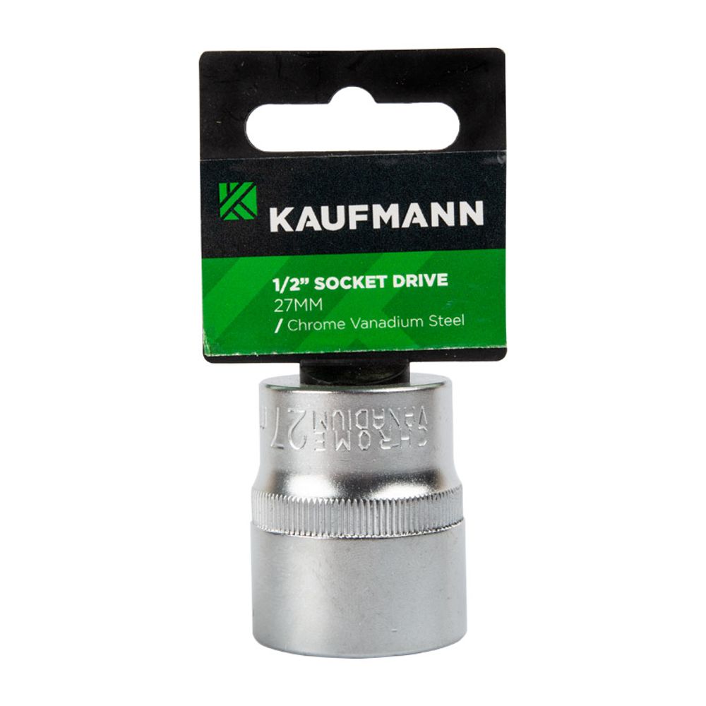 KAUFMANN SOCKET 1/2 INCH DRIVE 27MM