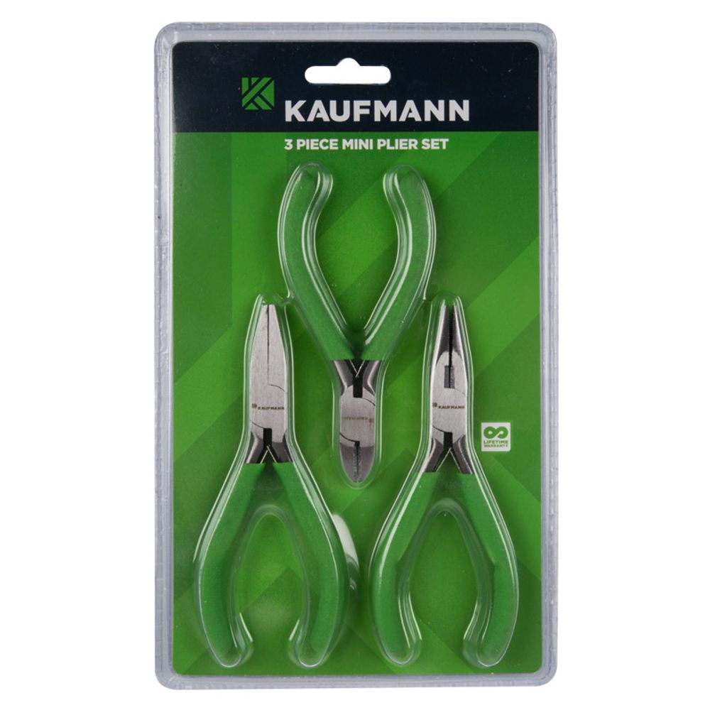 KAUFMANN PLIERS 3 PIECE SET MICRO