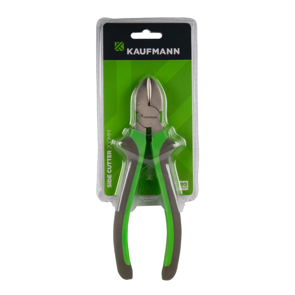 KAUFMANN SIDE CUTTER PLIERS SOFT HANDLE 200MM