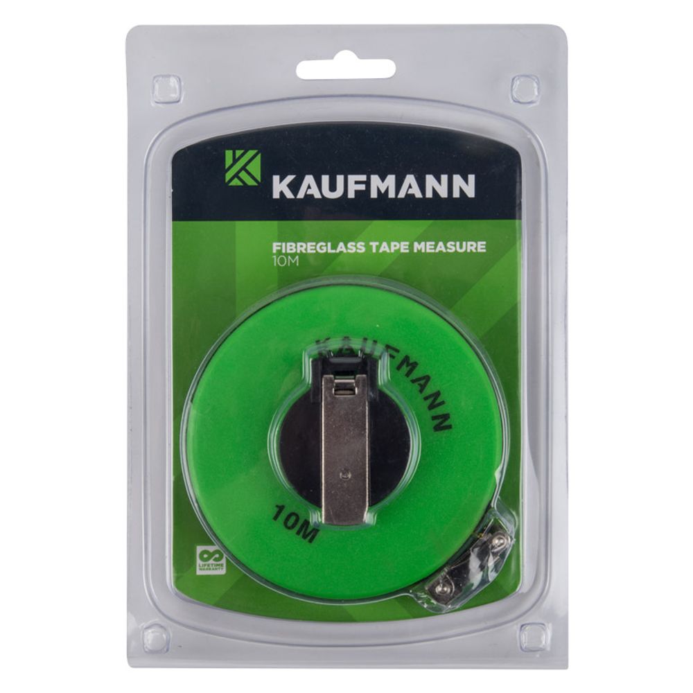 KAUFMANN TAPE MEASURE FIBRE GLASS 10M
