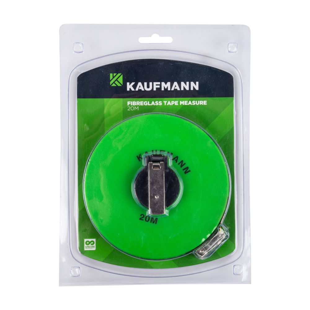 KAUFMANN TAPE MEASURE FIBRE GLASS 20M