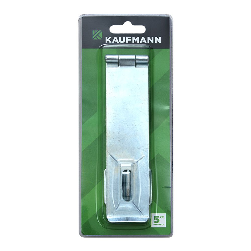 KAUFMANN HASP & STAPLE 152MM SAFETY GALV