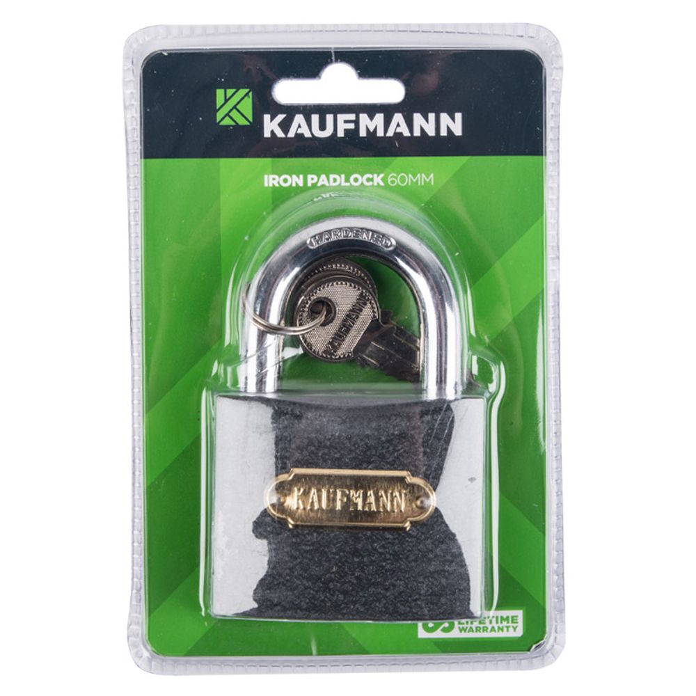 KAUFMANN PADLOCK STEEL 60MM