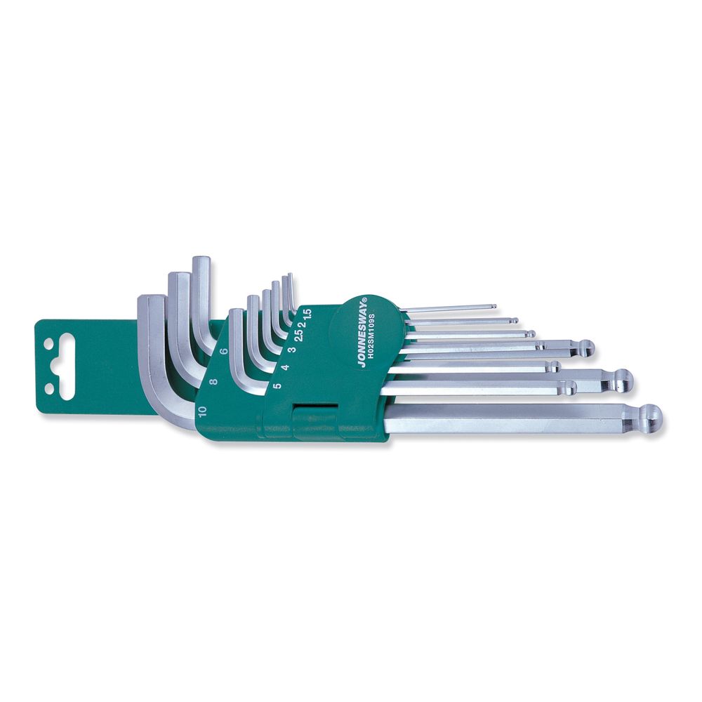 H06sa109s 9pc Extra Long Arm Ball Point Hex Key Set