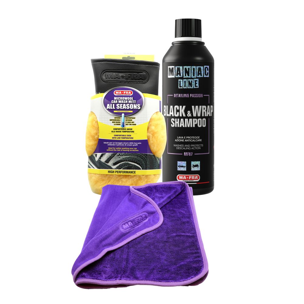 Maniac Line Black & Wrap Shampoo Combo