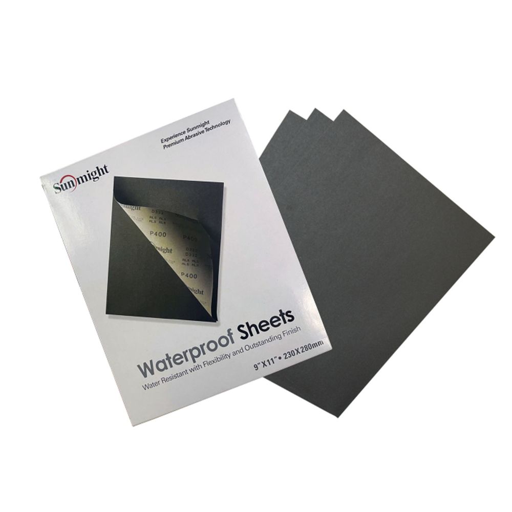 08106 SUNMIGHT Waterproof Plain Sheet 230mm X 280mm (80) (25p/p) - 25p/p