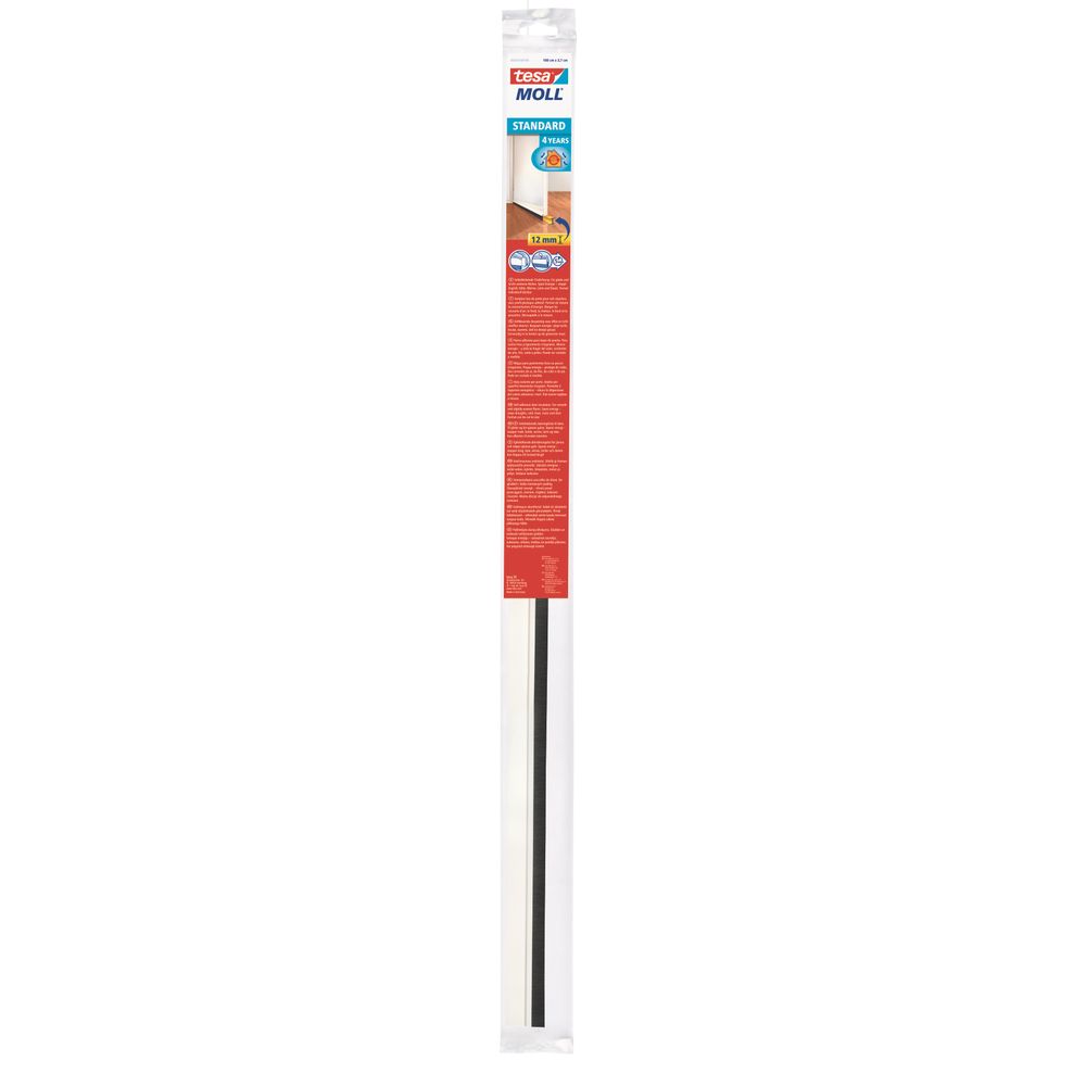 TESA moll Door-to-floor brush Standard 1mx37mm White