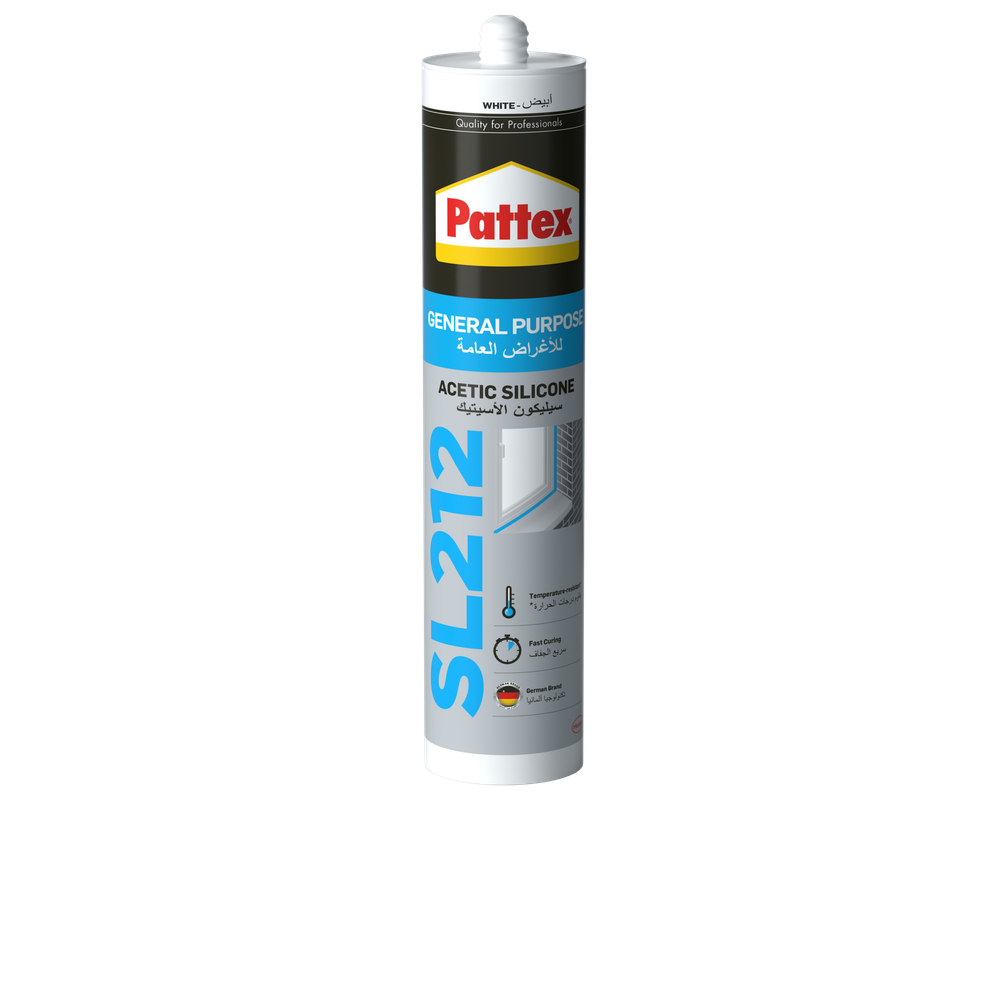 Pattex SL212 White General purpose Silicone 280ml