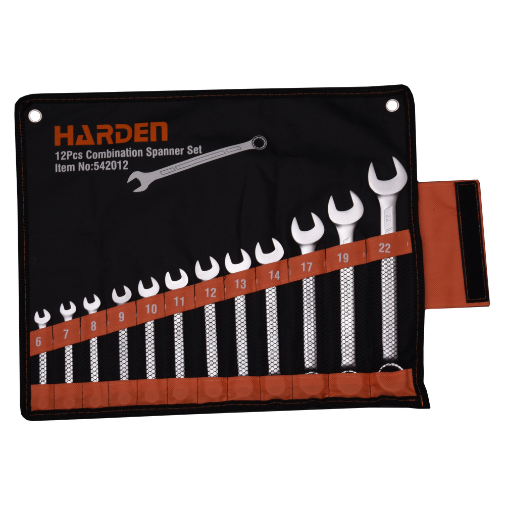 12pce Combination Spanner Set 6-22mm