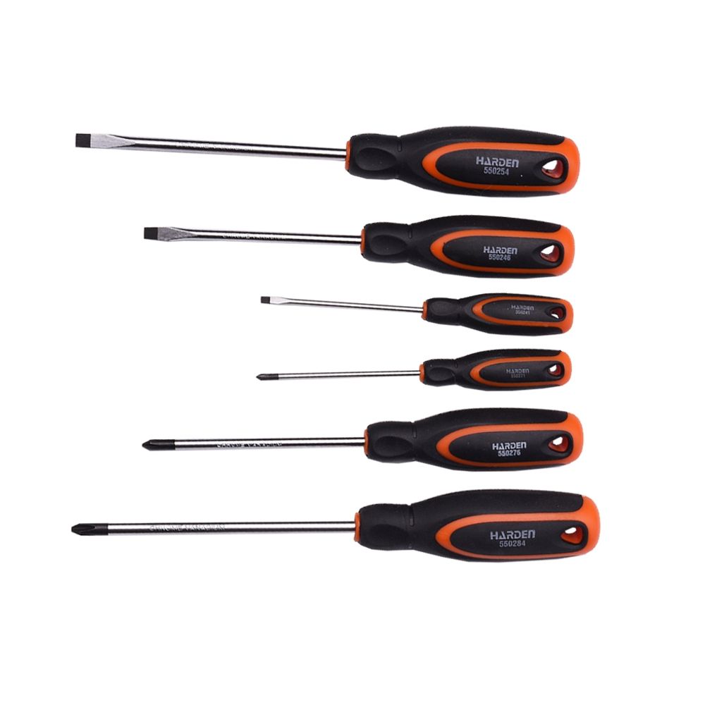 6Pc Screwdriver Set Soft Handle (SL &PH)