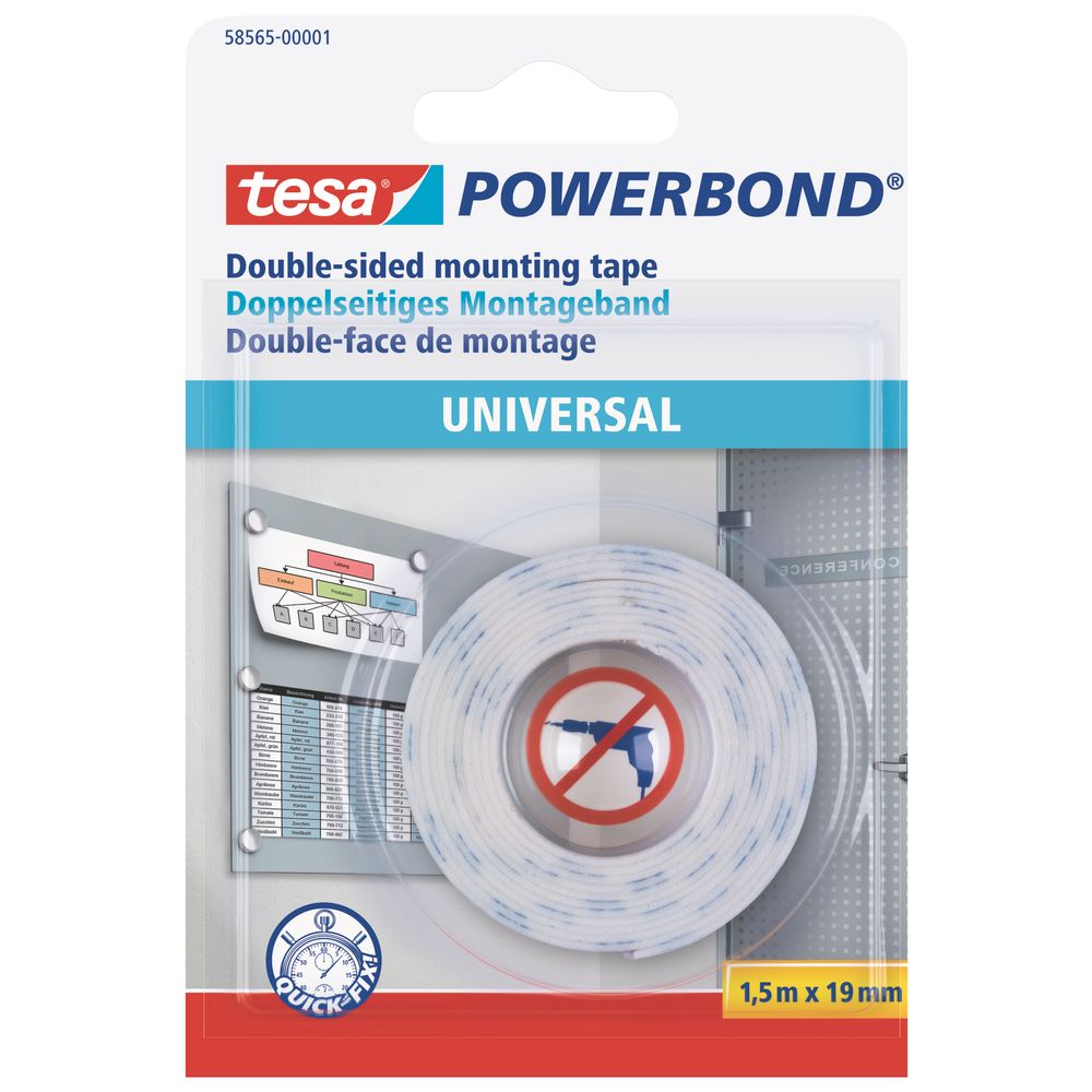 TESA Powerbond Universal 1.5mx19mm (IP 12)