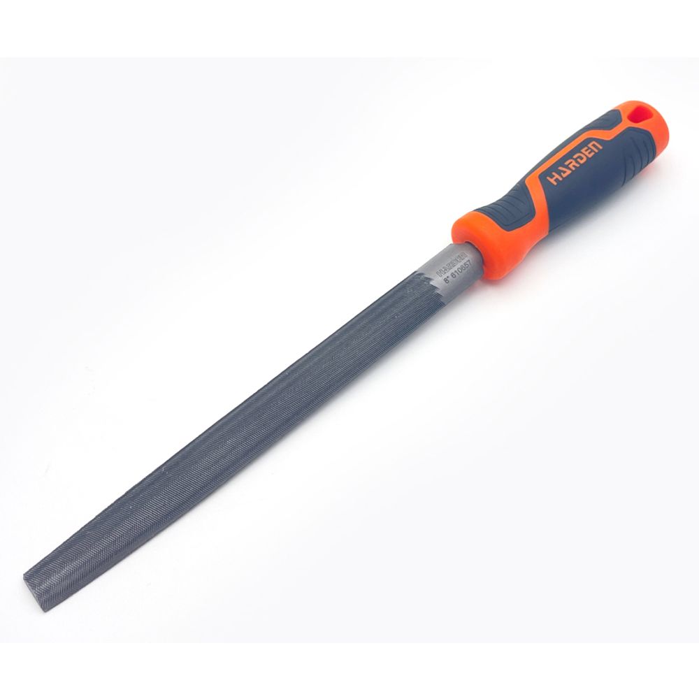 8 inch (200mm) Half round second cut file with soft handle