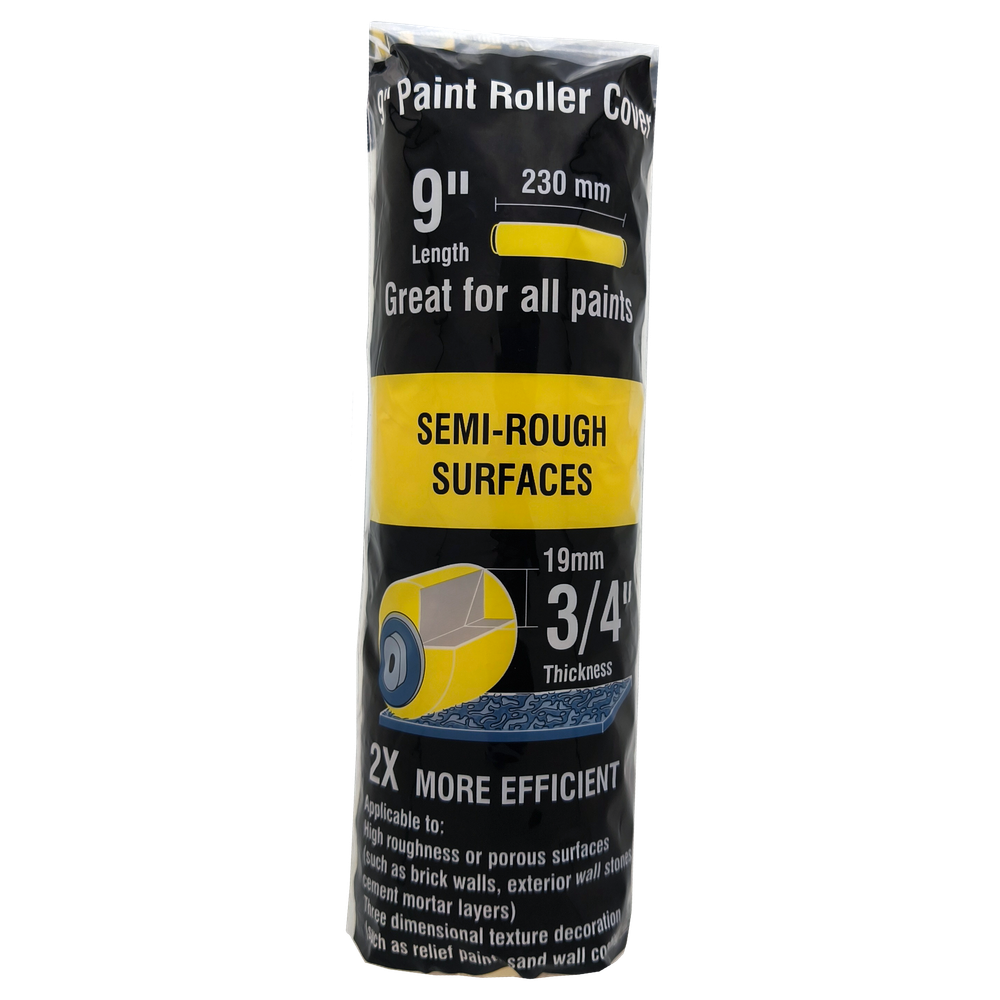 9'' (228mm) Paint Roller cover medium to rough surface 19mm fibre
