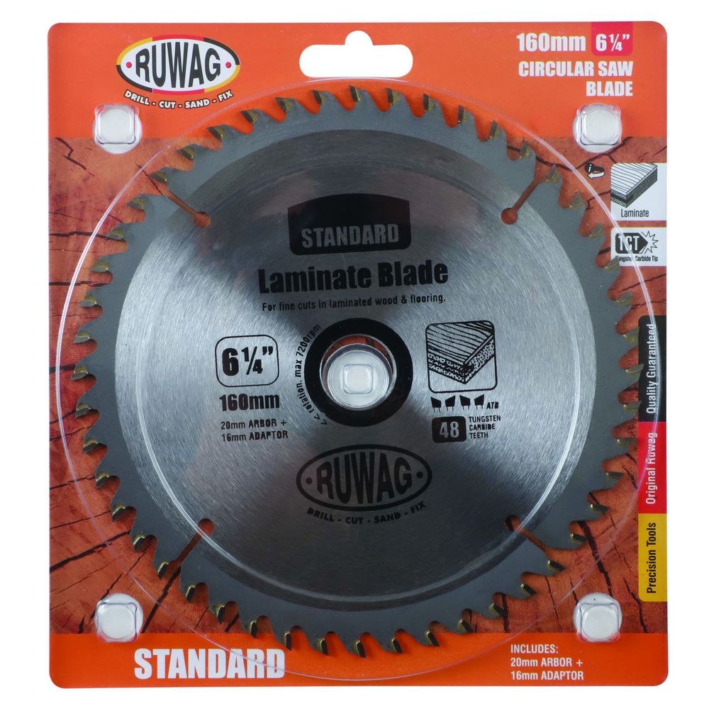 160MM Z48 SAW BLADE TCT STANDARD LAMINATE