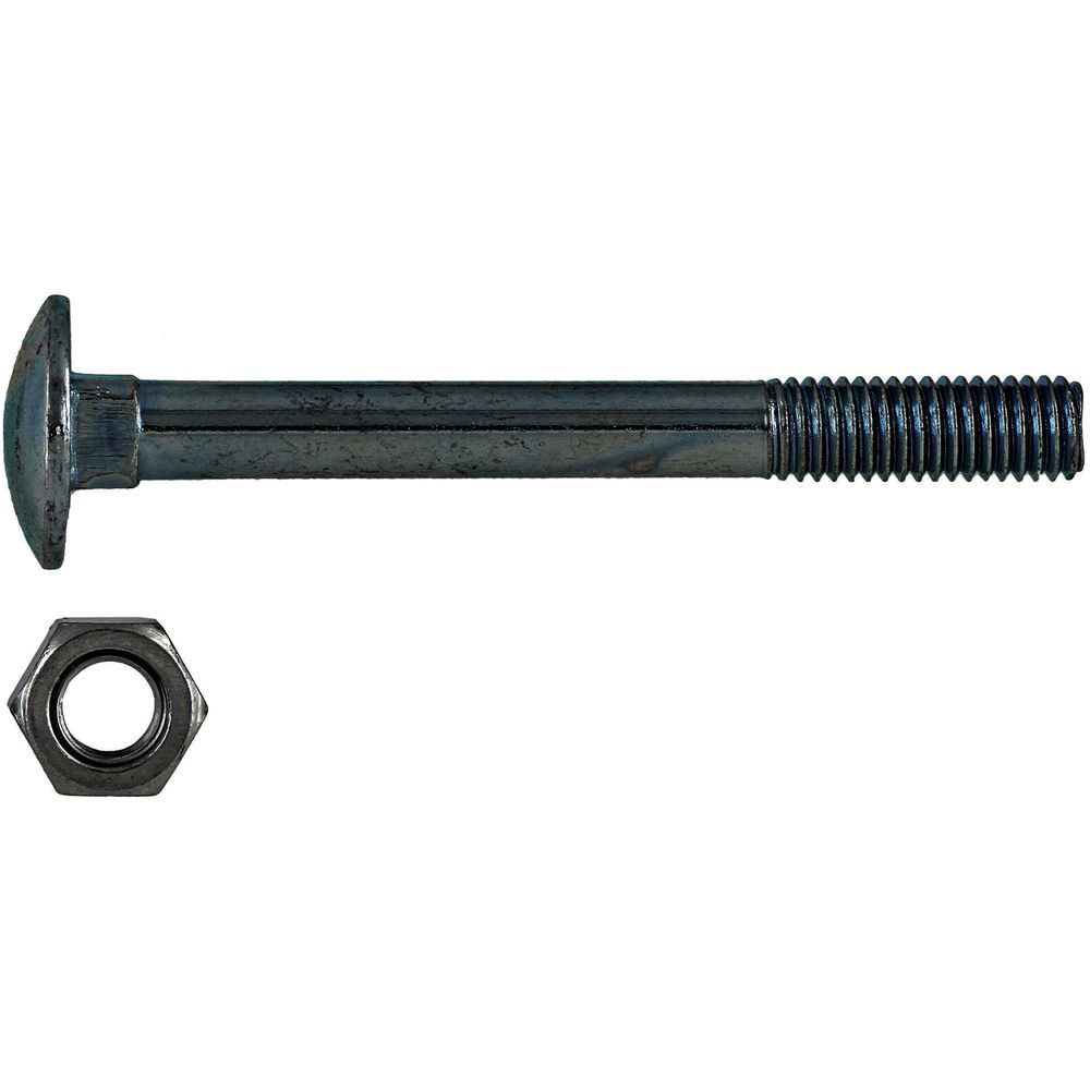 Cup Square Bolt & Nut Black 10x90mm (100)