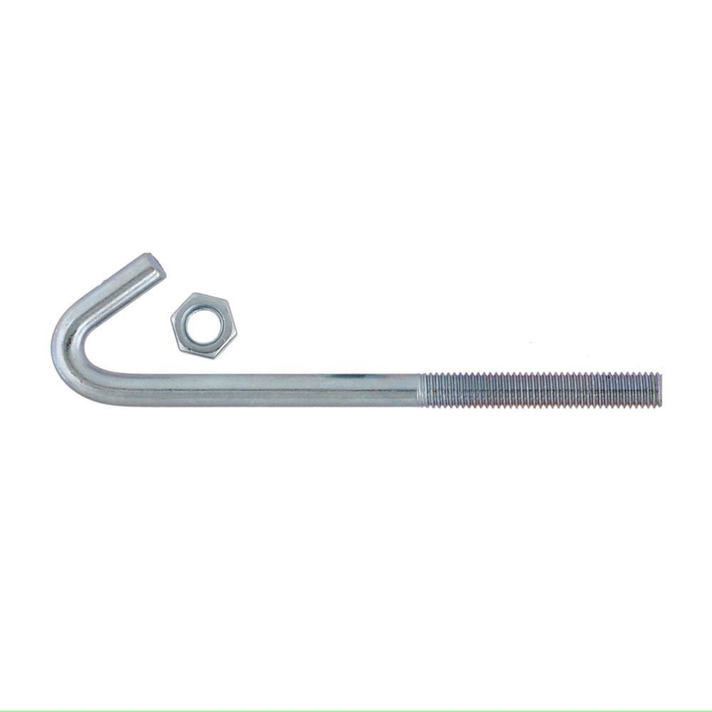 Hook Bolt & Nut 6x80mm (100)