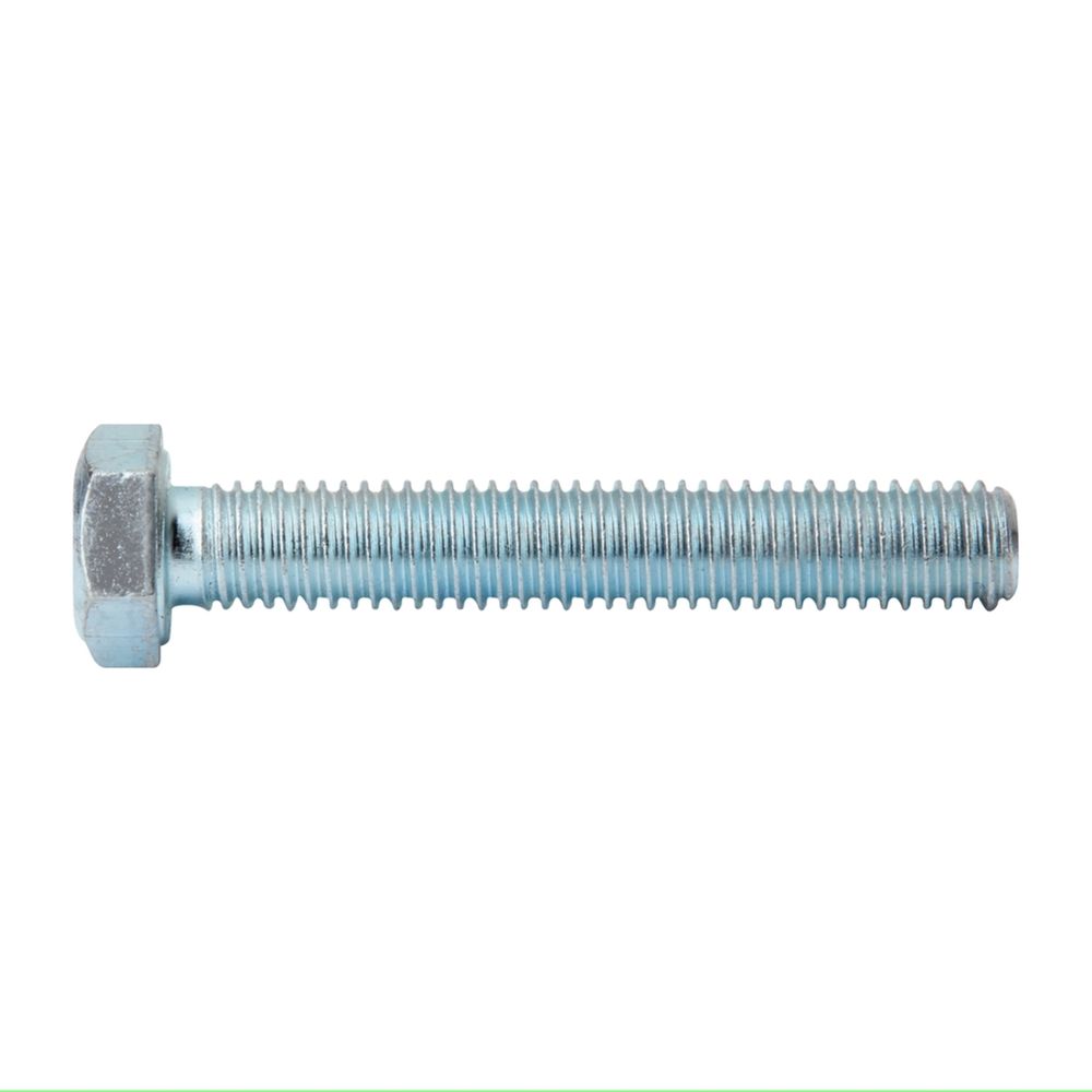 Mild Steel Set Screw Zinc Plated 12x50mm (5)