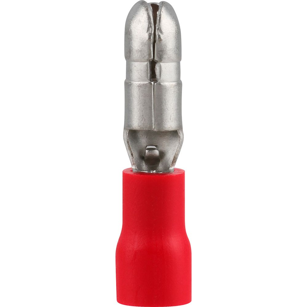 Pre-Ins Bullet Terminal Male Red 4mm (25)
