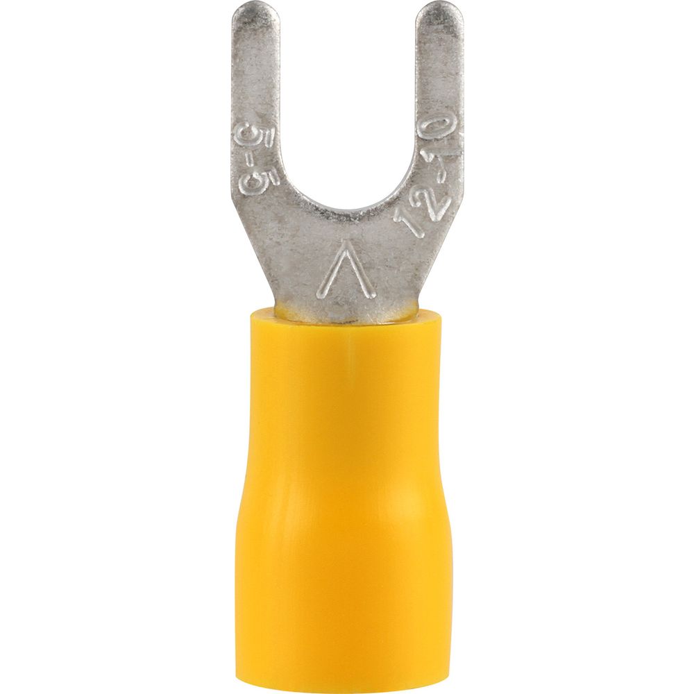 Pre-Ins Spade Terminal Yellow 6mm (25)