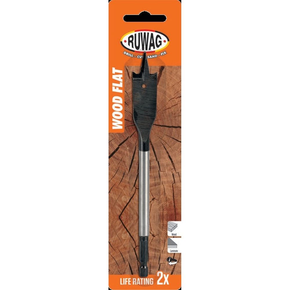 13.00mm wood flat long carded
