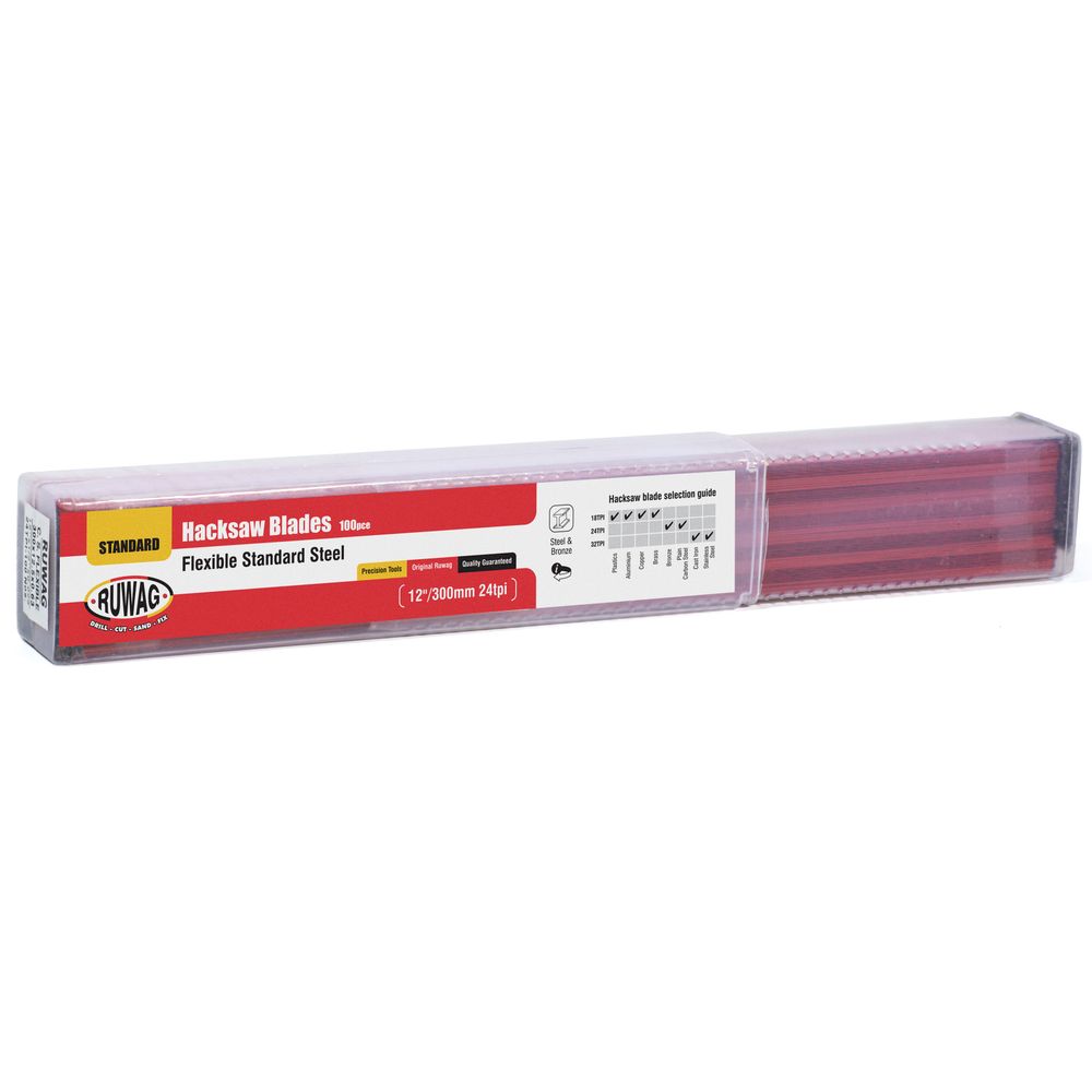 18TPI hacksaw blade std 100pce /pk