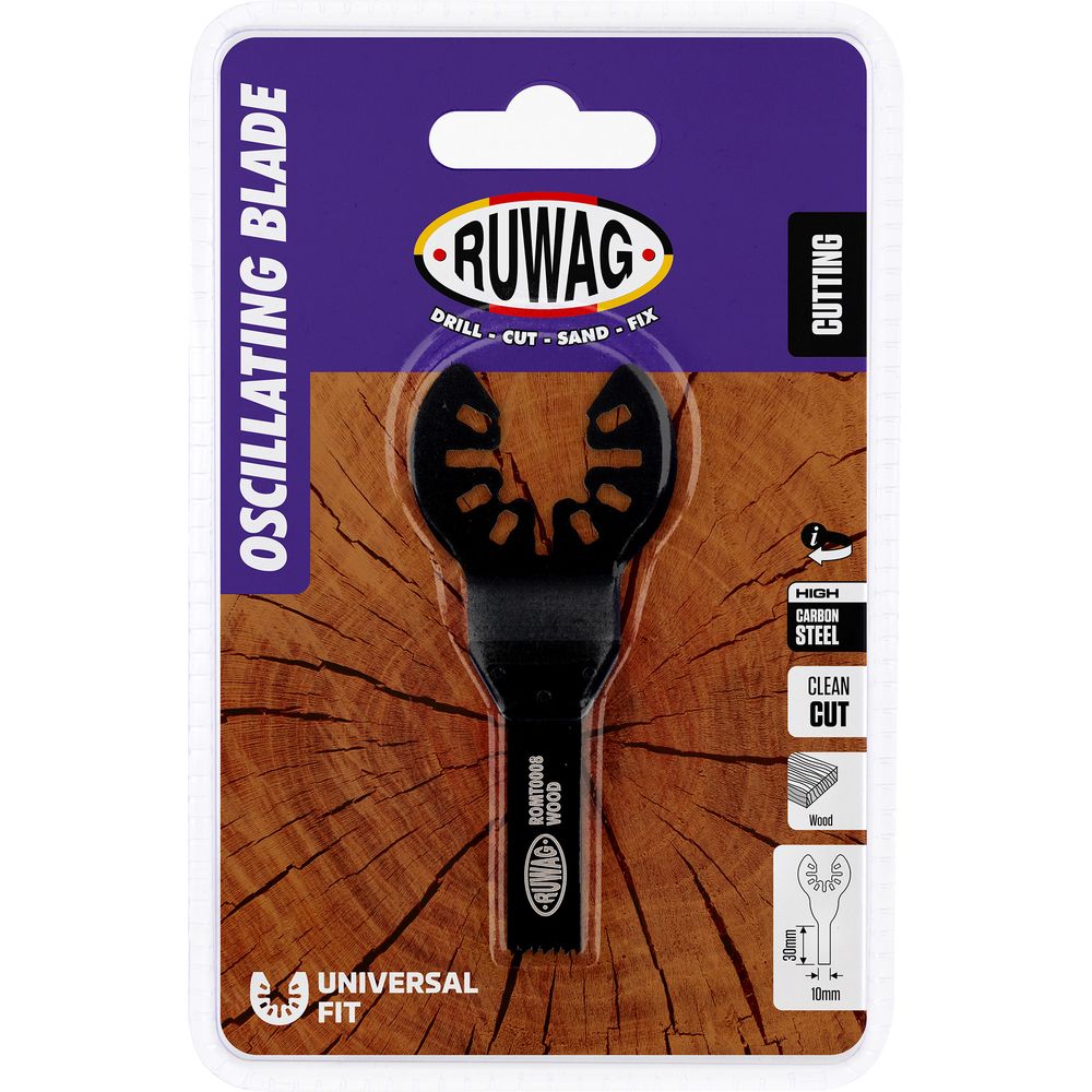 oscillating mult-tool straight blade for wood 10mm