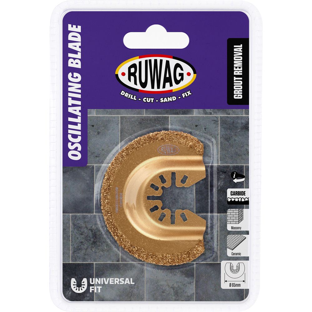 oscillating mult-tool radial blade for ceramic 65mm&Oslash;