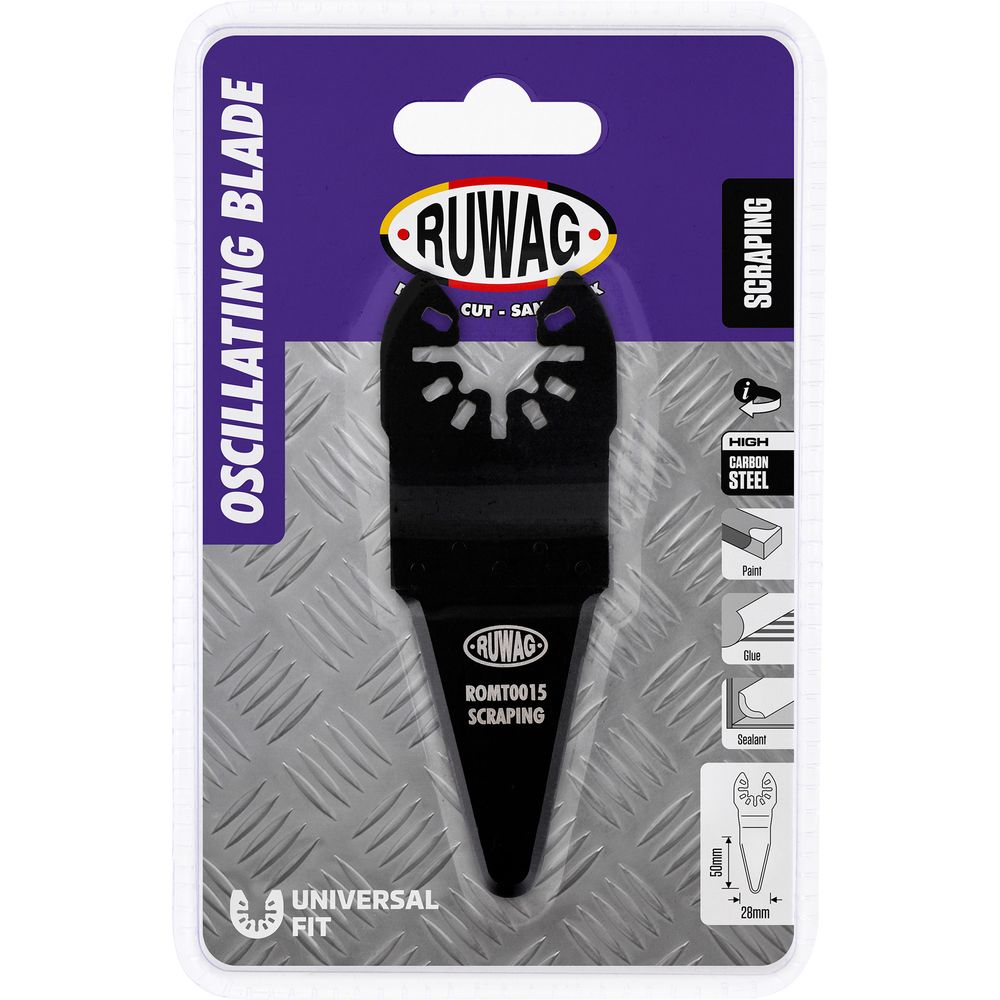 oscillating mult-tool pointed scraper 28mm