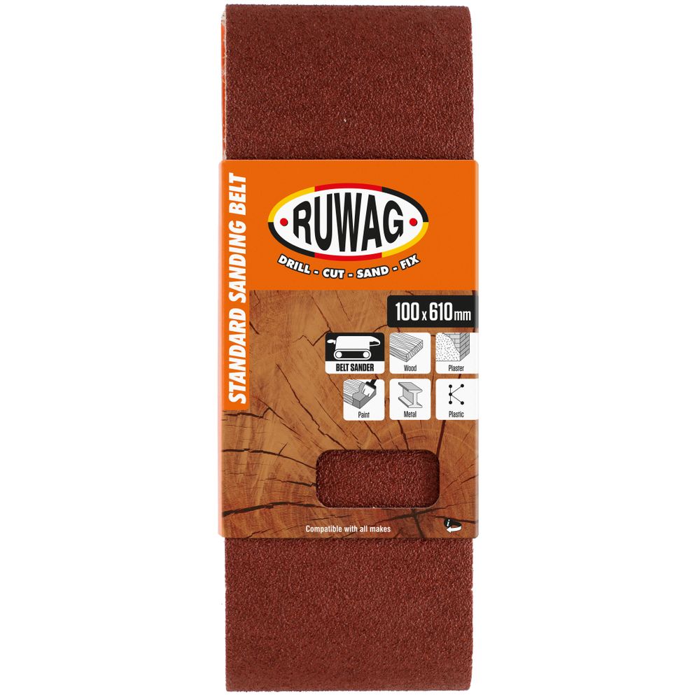 100x610 p60 3 pack belt /pk
