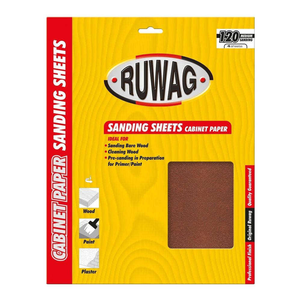 p120 cabinet paper 4 pack /pk