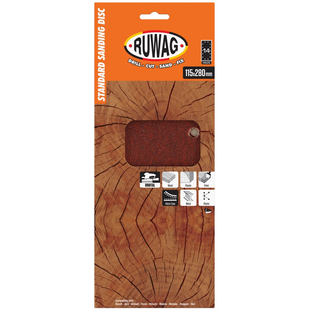115x230 p180 orbital velcro 5 pack /pk