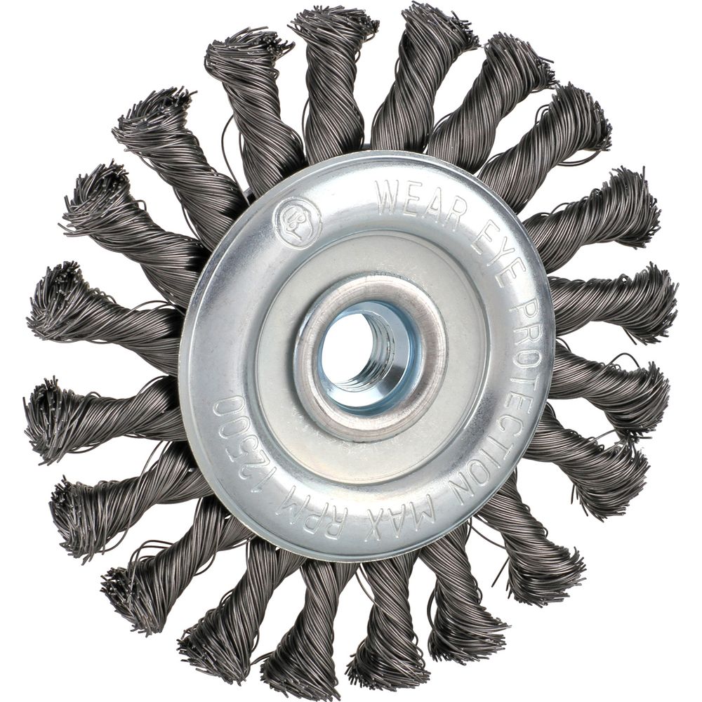 175mm knotted wire wheel M14x2