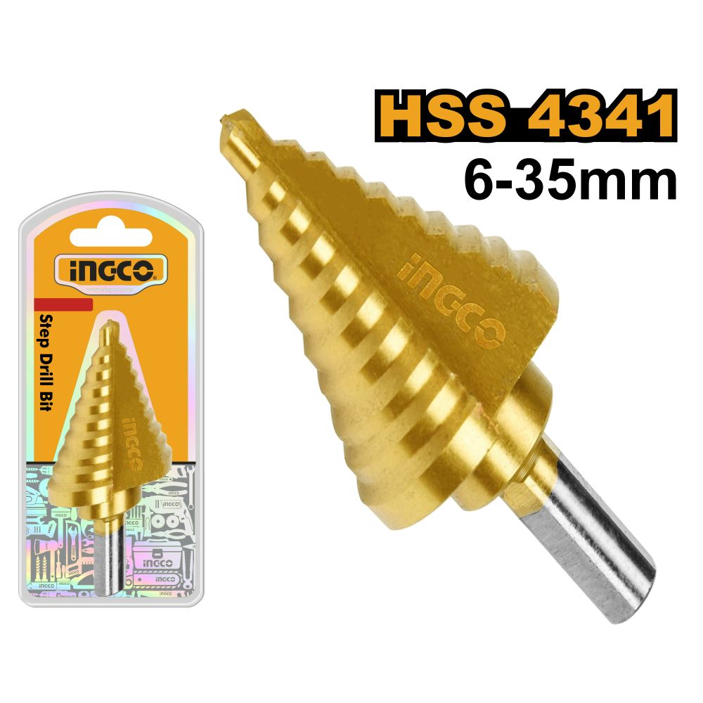 Drill Bit Step 4341 Shank Rnd 06-35mm