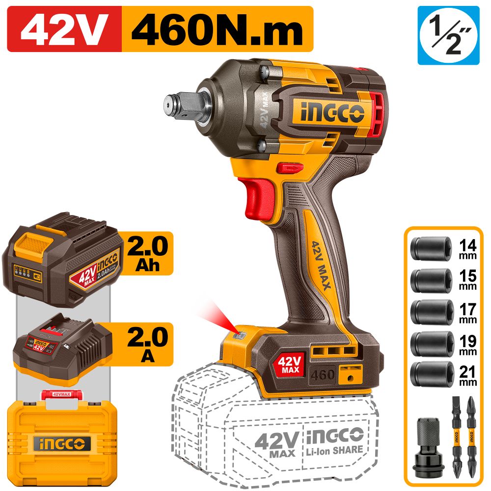 42v Ps+c/l B/l Wrench Imp 460nm 1/2 Assy Kit Bmc