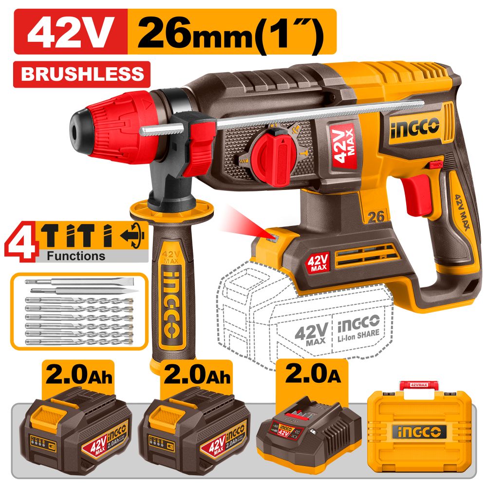42v Ps+c/l B/l R/hammer 1100rpm Incl Assy Kit Bmc