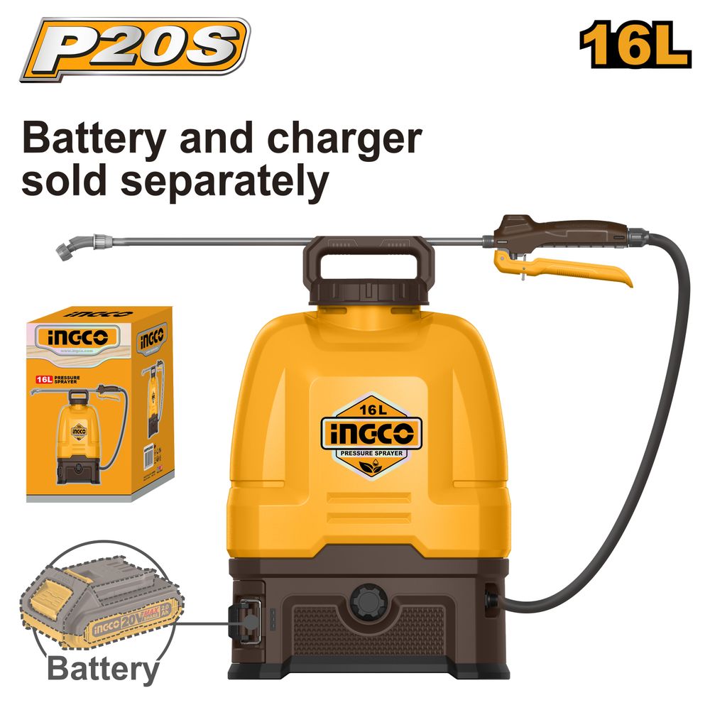 20v Ps+c/l Knapsack Sprayer 16l