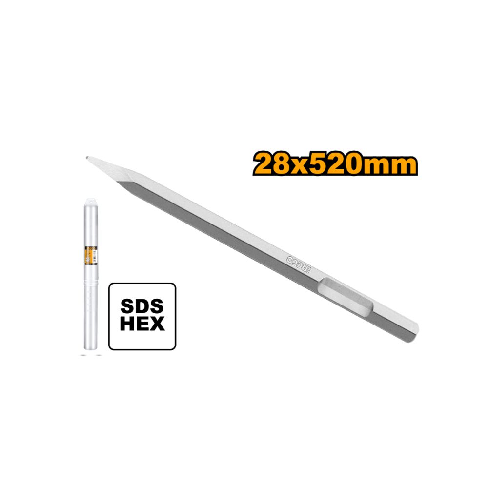 Chisel Hex 28x520mm Point