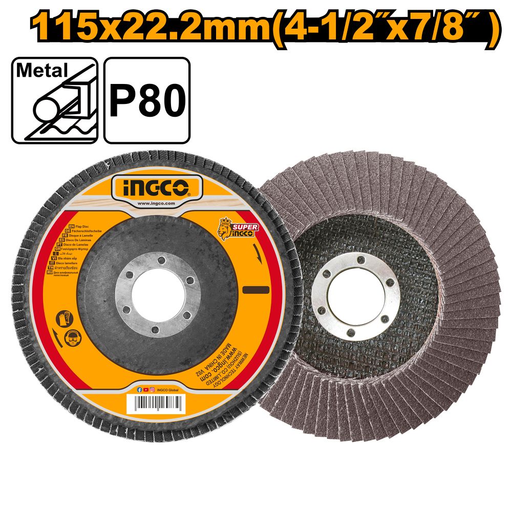 Disc Flap 115x22mm P80