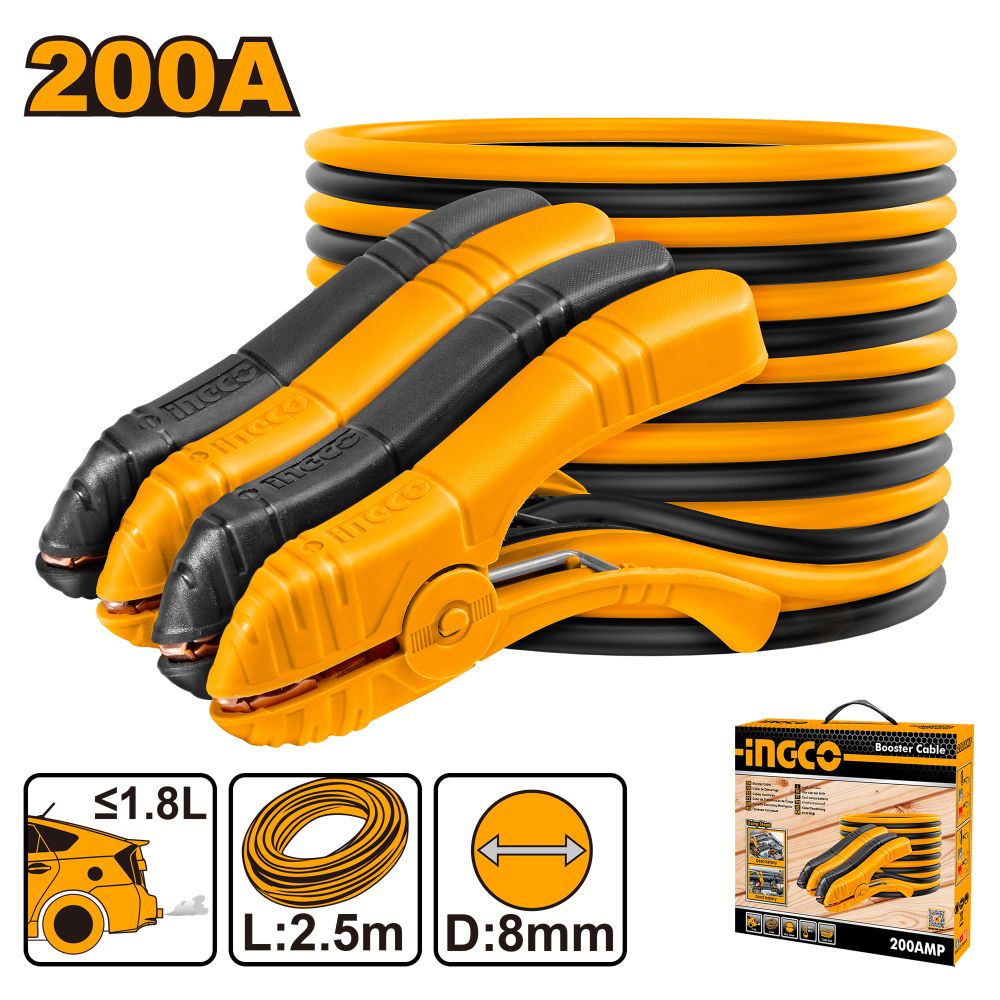 Booster Cable 200amp In Box
