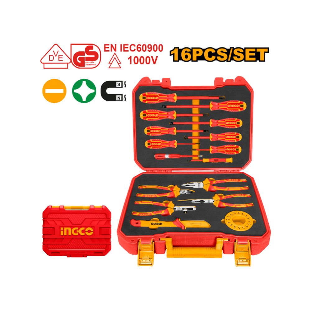 Toolkit Vde/gs Electricians 16pcs