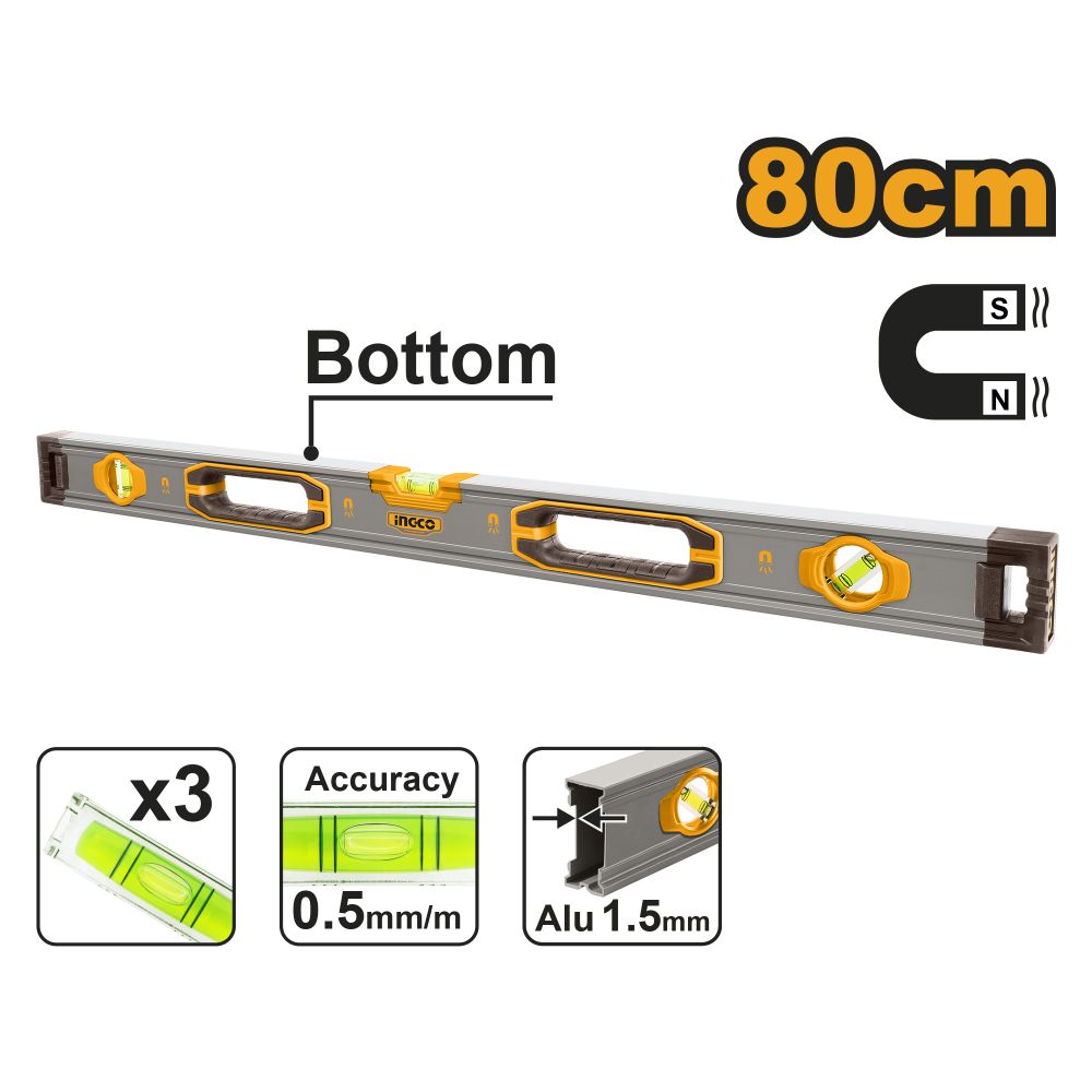 Level Alum With Magnet 80cm