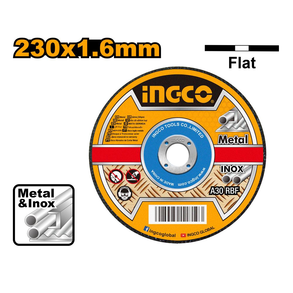 DISC CUT METAL ABRASIVE 230X1.6X22.2MM