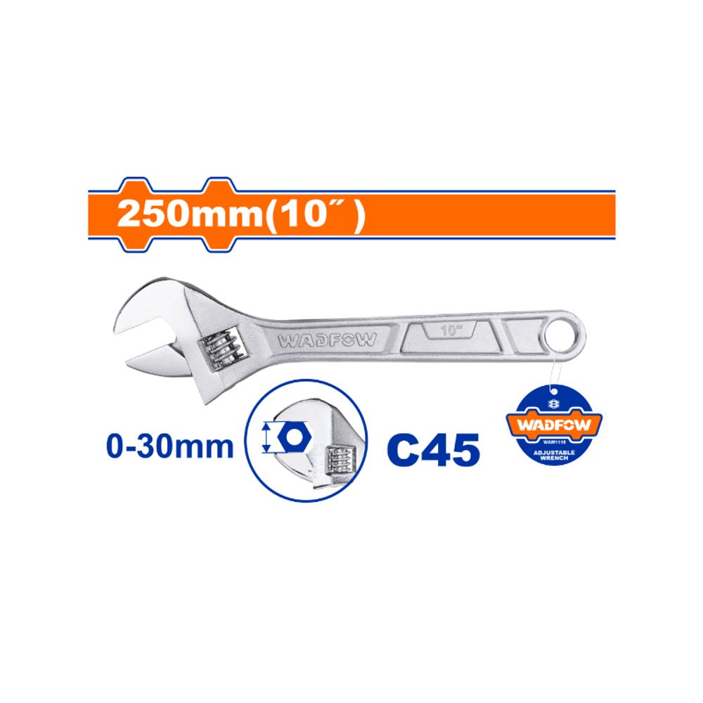 Wrench Adj 250mm