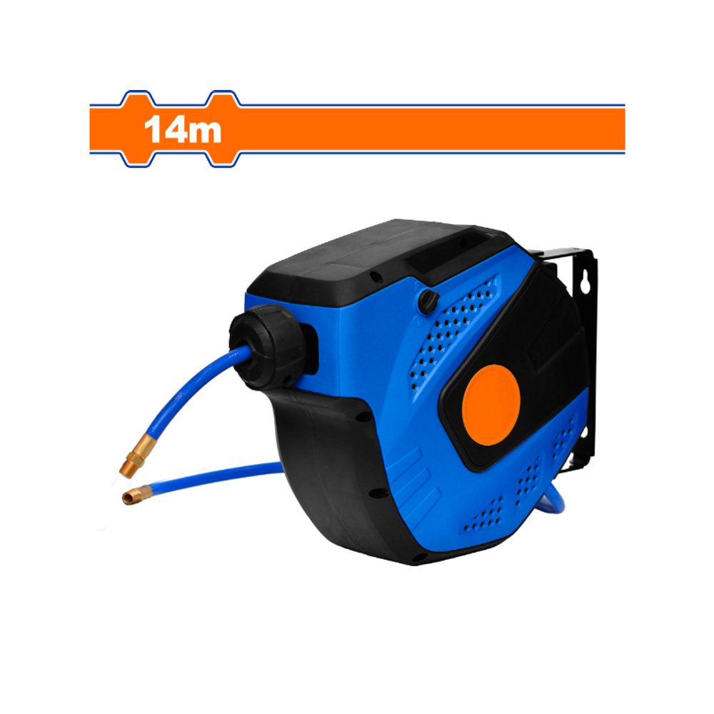 Hose Reel Air A/lock/stop 1/4 14m